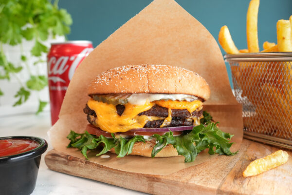 Double cheeseburger